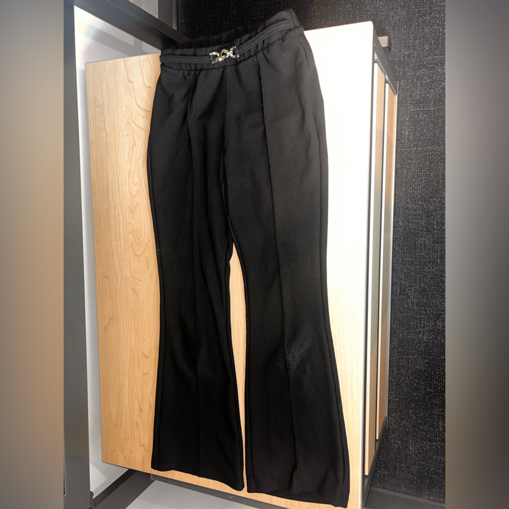 Black Wide-Leg Pants